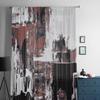 Abstract Color Watercolor Paint Sheer Curtains For Living Room Bedroom Home Decor Kitchen Tulle For Windows Voile Drapes