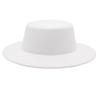 French Bare Top Hat Hepburn Style Sunshade Felt Hat Minimalist High-End Jazz Hat Temperament Women'S Woolen Hat British Style