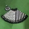 Black and White Witch Game Clown Cos Costume Halloween Carnival Masquerade Cosplay Natasha