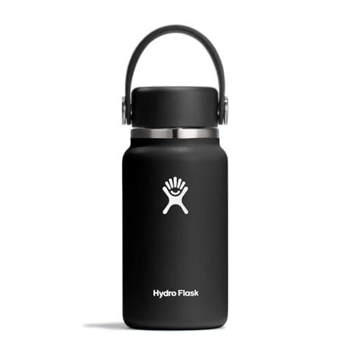 Stainless Steel Bottle Micro Hydro Micro Hydro 200ml Black Thermal Insulated Water Bottle (Genuine Japanese Product)