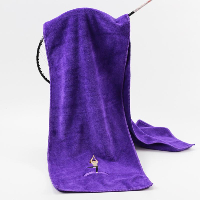 25*110cm Mikrofaser-Sporttuch, weich und schnelltrocknend, geeignet für Fitness Schweiß abwischen Yoga Marathon Lauftuch, Männer und Frauen