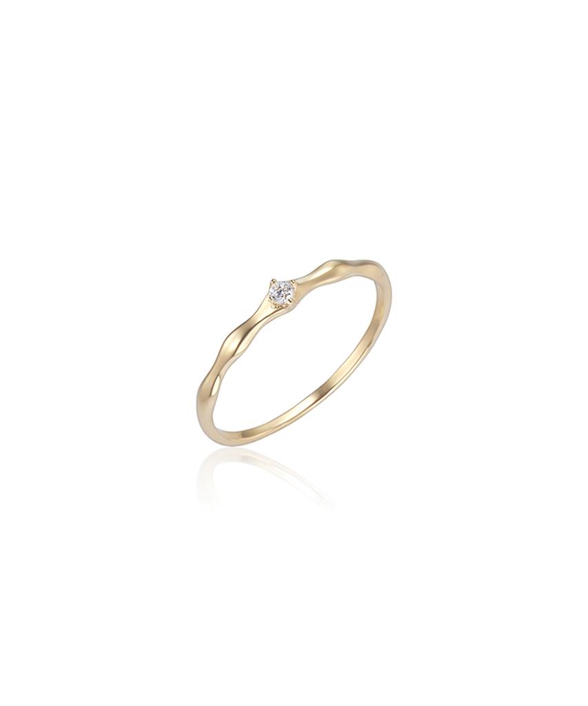 Akarki 14K Melt Ring