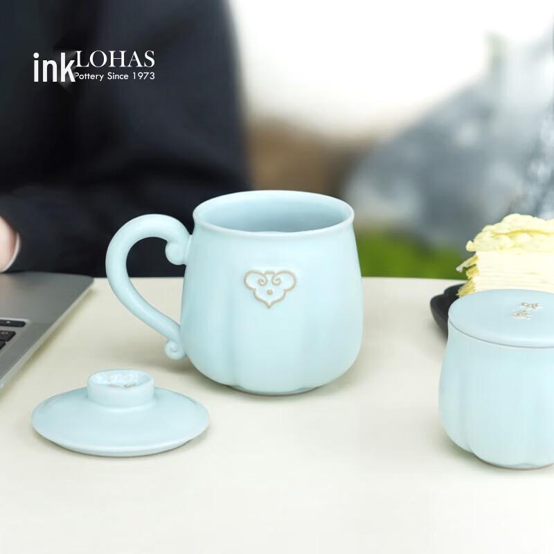 Lubao Ceramic Tea Cup with Lid