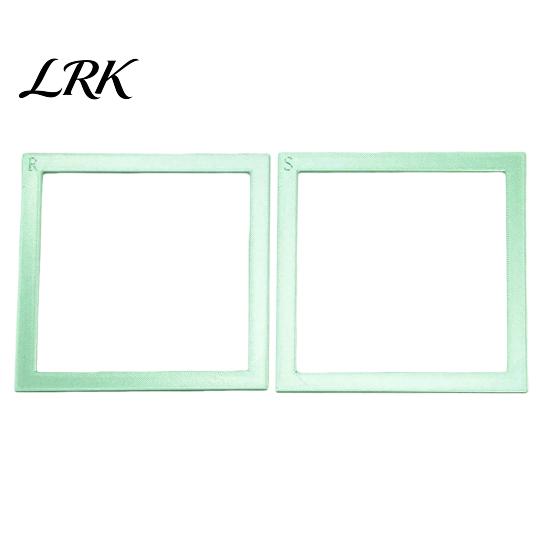 Rhinestone Painting Accessories 2Pcs Art Positioning Frame, Alignment Tool & Straight 3D Printed Auxiliary Frame Edge Ruler, for Crafts Ruler