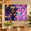 Umbreon Custom Name Diamond Painting Personalized 5D Full Drill DIY Diamond Art Home Decor