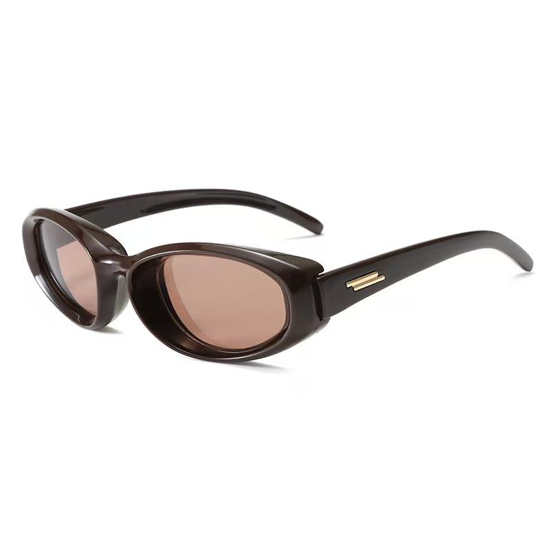 New fashion concave cat eye sunglasses in Europe and America personality simple outdoor sports sunshade windproof glasses