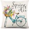 Spring Pillow Case Sofa Waist Pillow Case Garland Truck Light Luxury Home Office Pillow Pillow Case