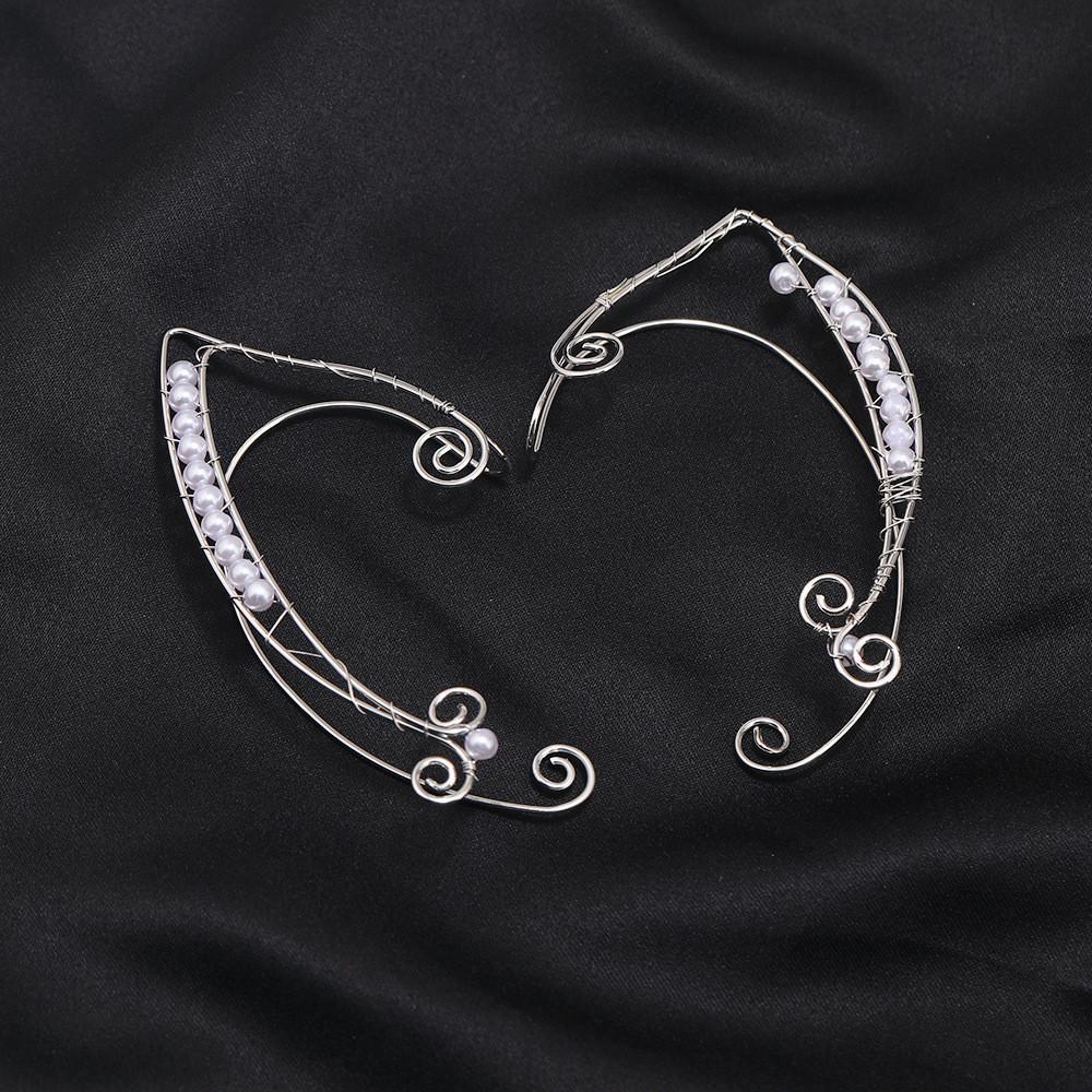Fashion Womens Pearl Ear Jewelry With Electroplated Finish For Spring