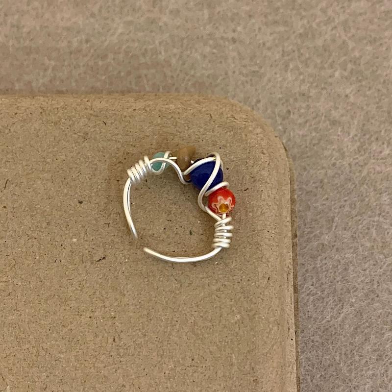 Vintage-inspired Rings with Multicolor Crystal and Tiger Eye Stone Accents Perfect for Special Occasions