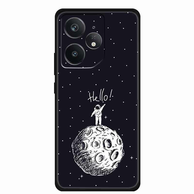 Phone Case For Realme Neo 7 Back Cover Case Shockproof Black Silicone Soft Funda For Realme Neo7 5G Case Coque Shockproof Capas