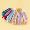 Ballet Shoe Shape Mini Ballet Shoes Keychain Satin Ballet Shoe Keychain  Bag Penddant