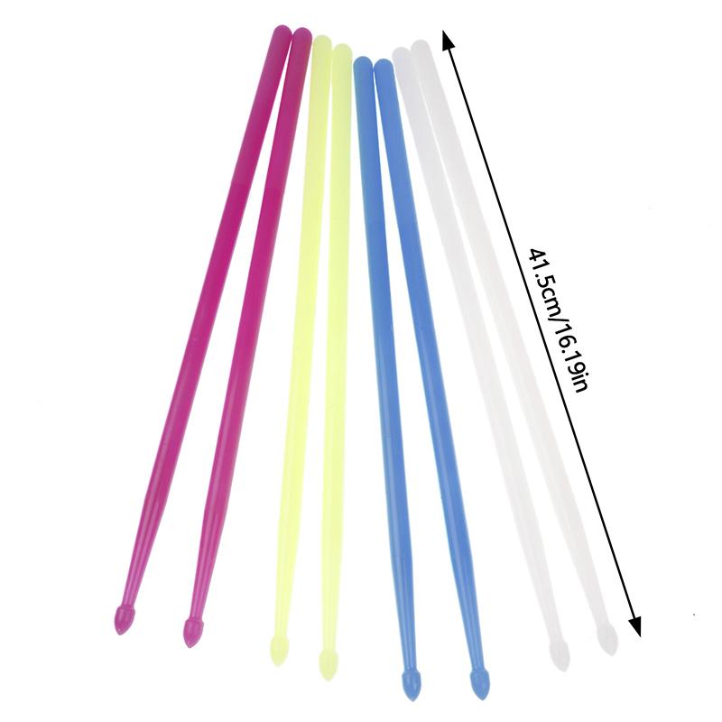 1 Paar Lichtgevende Drumstokken Lichtgevende Drumstokken in het Donker Muziekinstrumenten Podiumoptreden Fluorescerende Drumstokken