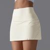 Auroth Women Sports Short Skirts With Porkets Elastic Push Up Yoga Sports Skirts Black Summer Girl Skirts