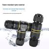M16 Waterproof Outdoor Cable Connector: T-Type M20 Three-Way Terminal Block for Buried Distribution