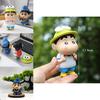 Crayon Shinchan Frog School Pvc Statue Desk Ornament Gift For Fans Special Characters Included