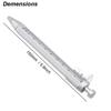 Vernier Caliper Pen Metric Mm Ballpoint Stationery Blue Black Refill Student Plastic Measure Piston Tool Micrometer Ruler 100mm