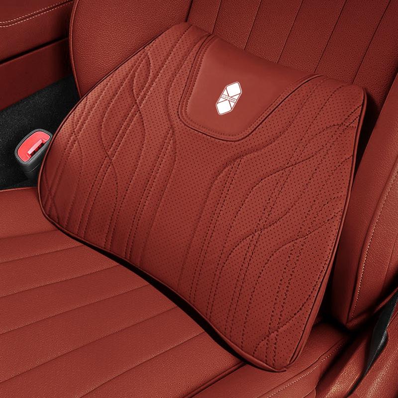 Zhijie S7/R7 & Xiangjie S9 Headrests, Lumbar Supports, Seat Cushions: All-Season, Comfortable, Breathable Leather Interior.