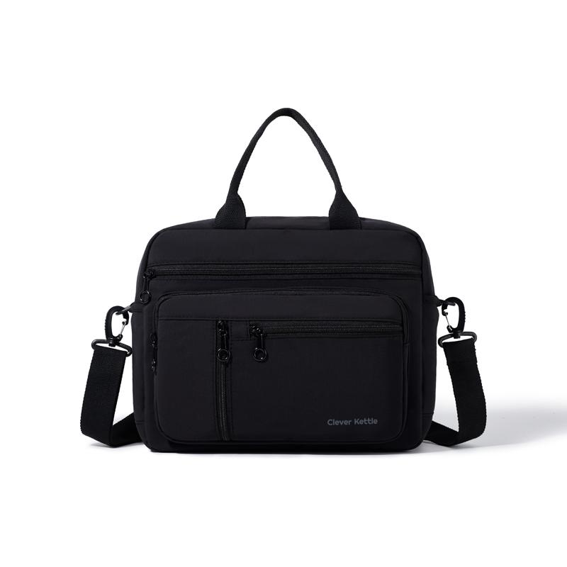 

Men s Shoulder Bag Multi-functional Large Capacity Commuter Handbag Men s Business Bag чорний