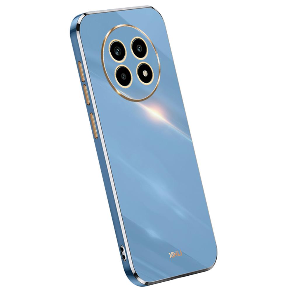 

XINLI For Realme 13 Pro 5G (Global)/13 Pro+ 5G (Global) Case TPU Phone Cover with Electroplating Frame Blue