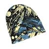 ZLIENSZUS Memphis Pattern Knit Hat for Adults - 2D Flat Print Beanie with Iconic Suitable for Hair Types, Winter Warmth & Subtle Fashion Details, Cold
