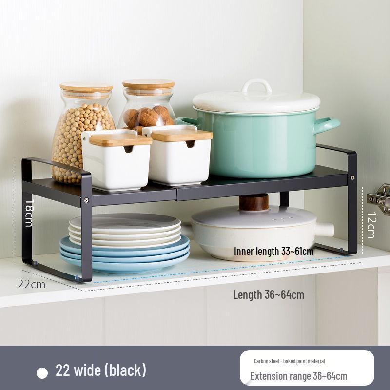 

DANLE Extendable Desktop Storage Shelf