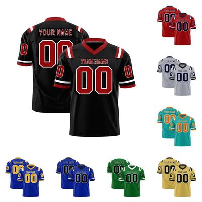 Camisas de futebol personalizadas Nome e número da equipe impressos personalizados Uniforme esportivo para homens, mulheres e jovens