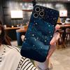 Sternenhimmel Wolken Funkelndes Muster Handyhülle Geeignet für iPhone 17 16 15 14 13 12 11 Pro/Max/Plus Sturzfest und Stoßfest