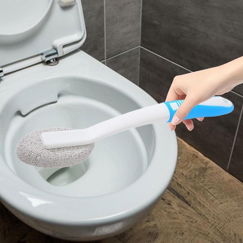 1 stücke Bimsstein-reinigungsstein mit Griff Toilettenschüssel-reiniger Sitz Toilettenfleckenentfernung Bimssteinbürste Haushaltszubehör
