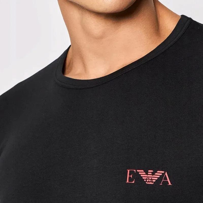 Emporio Armani T-Shirt Men' Black 2-Pack Set 111670-1A715-17020