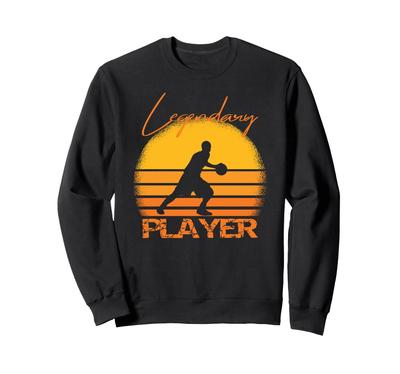 Basketball Fan Legendary Player Sweatshirt Motif, Quotes,