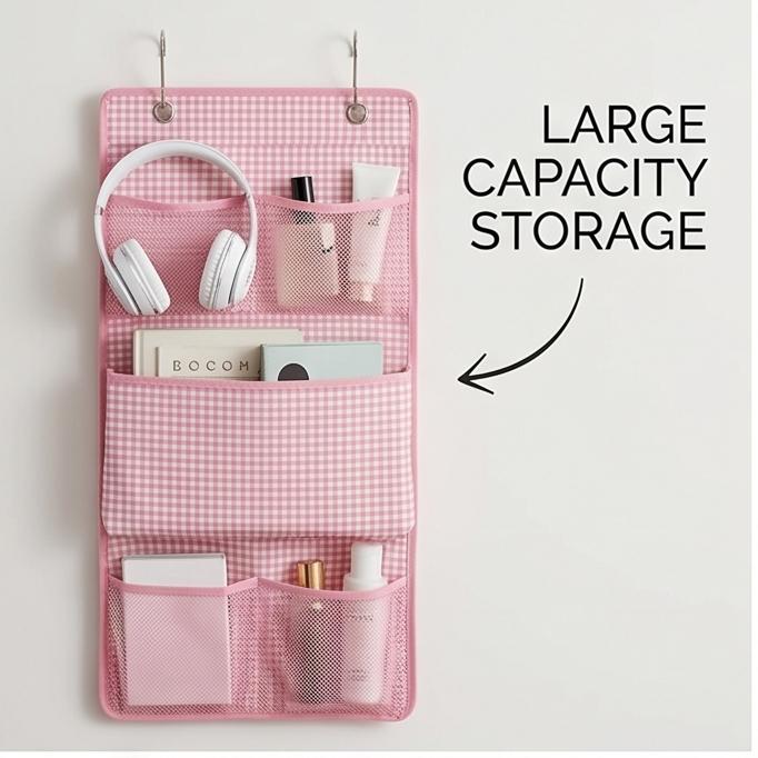Borsa da Appendere a Parete a Strati Multipli per Oggetti Vari con Ganci Gratuiti Resistente Pieghevole 2/3 Strati Salvaspazio Organizzatore per Armadio di Dormitorio Camera da Letto