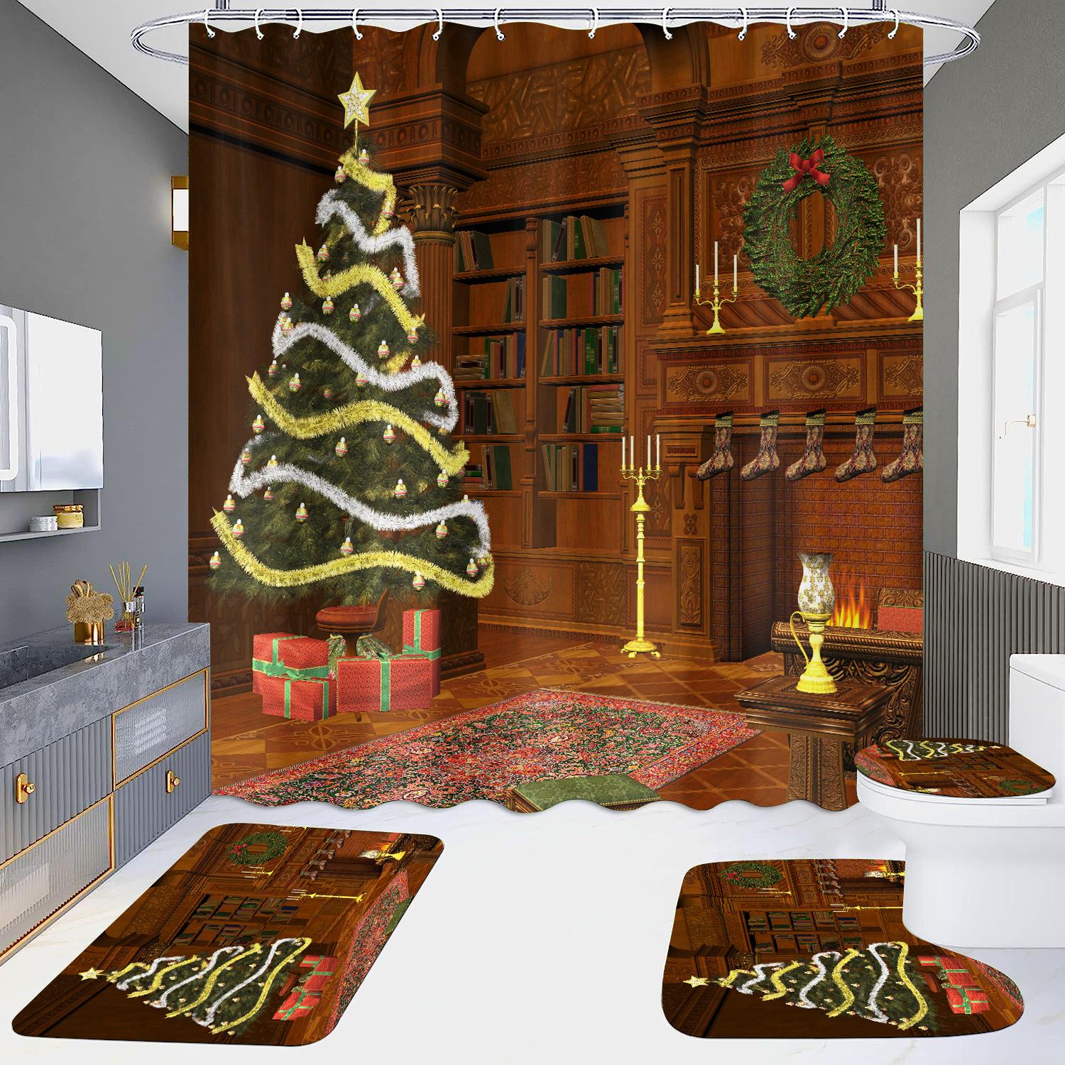 

Набор из 4 предметов HD шторки для душа | Дизайн «Бабочка и перо», водонепроницаемая и не требующая сверления, перегородка для ванной для дома и отеля 90x180-240g