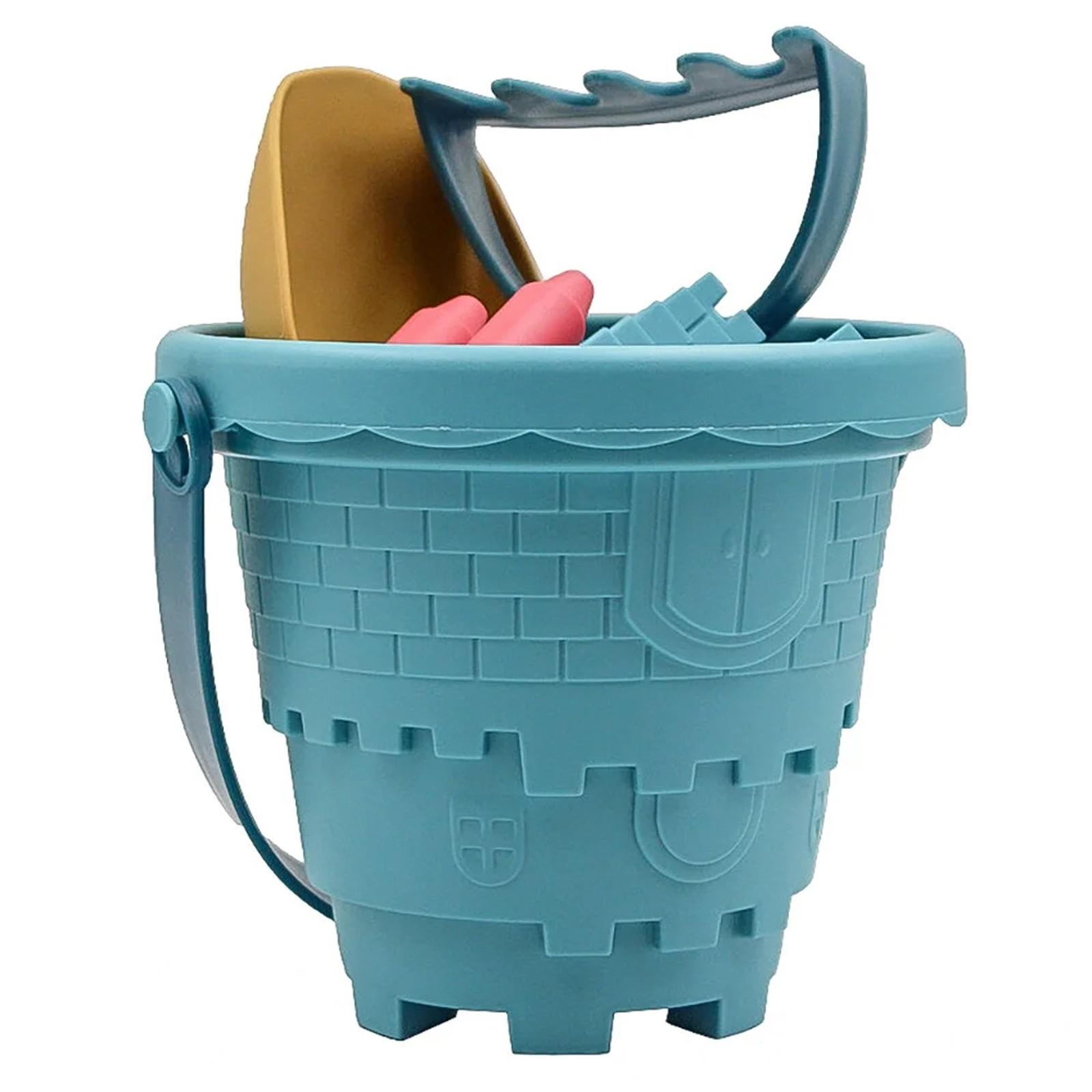 

Пляжные игрушки набор из 6 моделей замков летняя уличная игрушка ведро форма лопата грабли для малышей