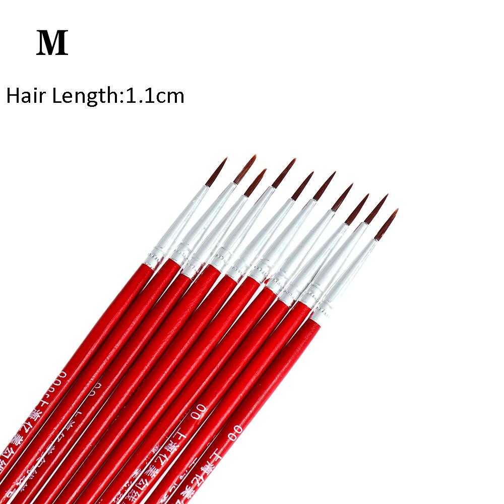 1Set Acrylic Painting Pen Fine Hand Painted Thin Hook Line Pen Drawing Art Pen Paint Brush Nylon Brush Art Supplies