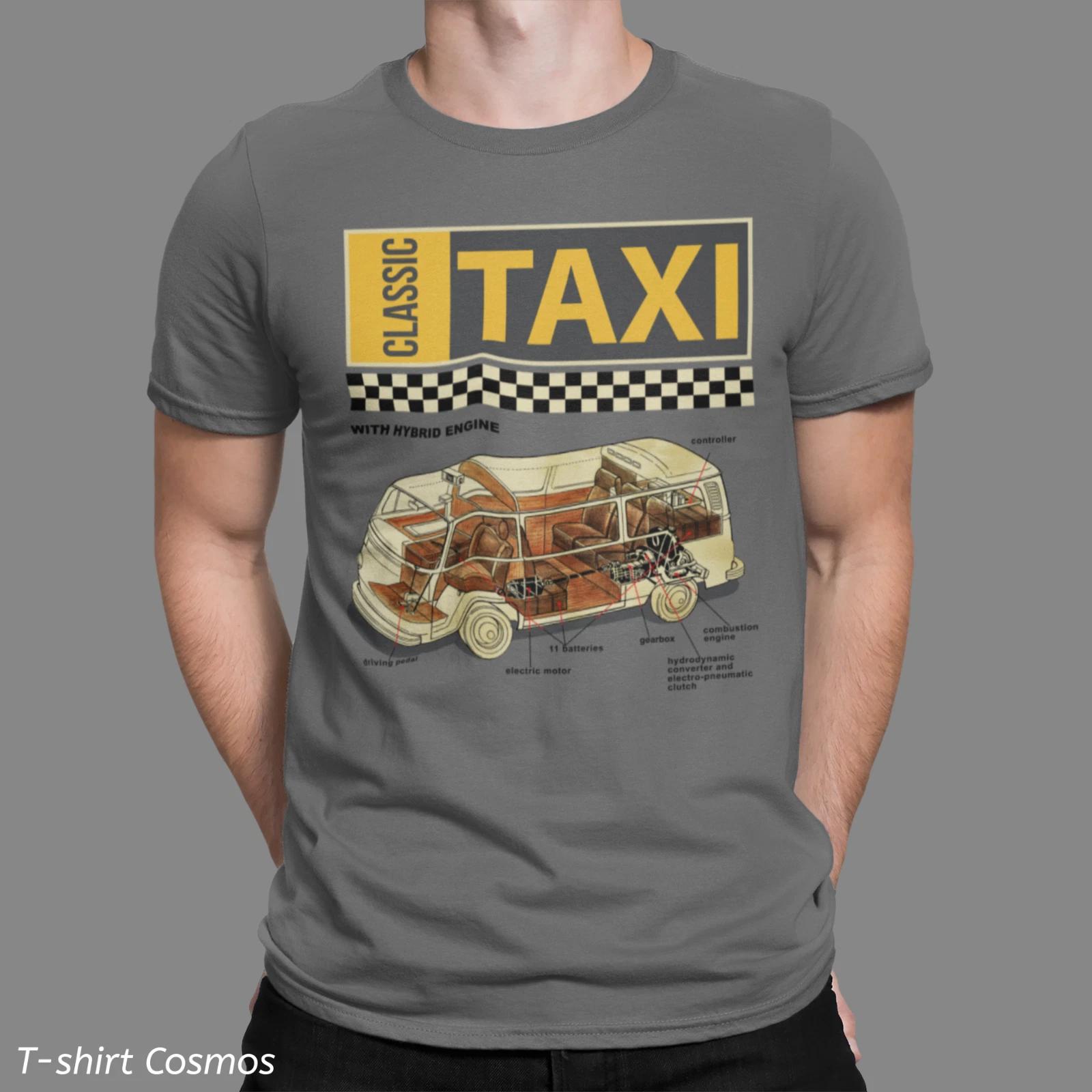 Retro Classic Taxi Transporter Car T-Shirt, classic car, Dads gift, old school S