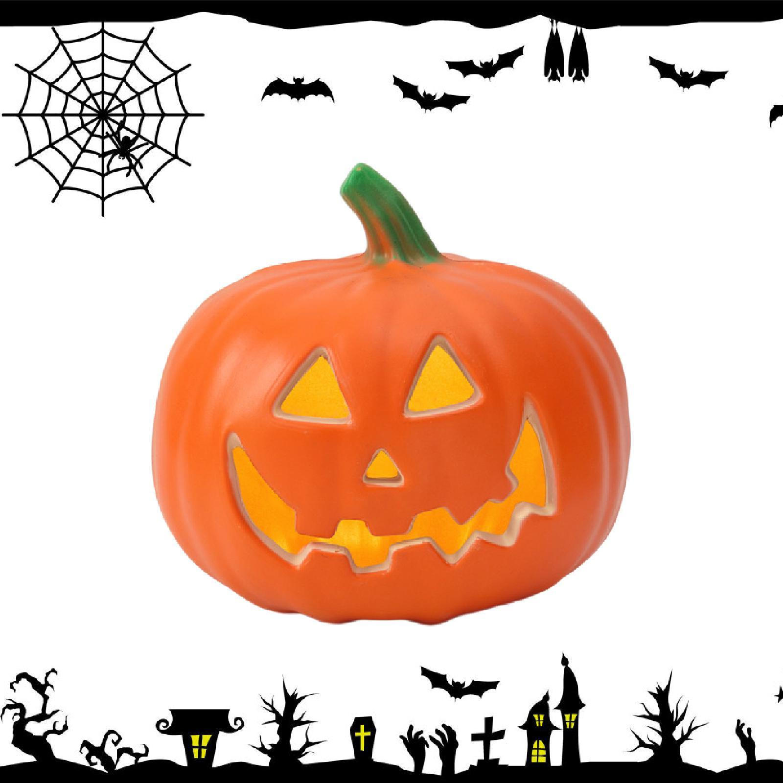 

Хэллоуин Украшение Светодиодная Прикроватная Лампа, Светящаяся Тыква для Крыльца Style A