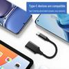 USB-C To USB 3.0 Female Adapter Cable for Phones, Tablets, Laptops, Keyboards, Mice, and OTG Devices.