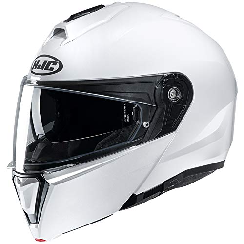 

HJC i90 Solid Full Face Helmet, Pearl White (Size: M), HJH191