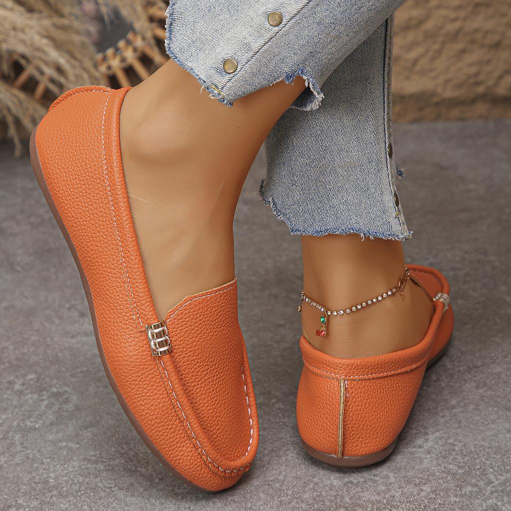 Plus Size Shoes for Women 36-43 Spring Autumn 2026 Fashion Slip On Platform Comfortable Non-slip Flats Zapatos De Mujer