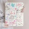 Play Puppy for iPad Pro11 Inch Y Folded Edge Sticker Tablet Protective Case with Pen Slot Anti-drop Soft Case Ins Wind