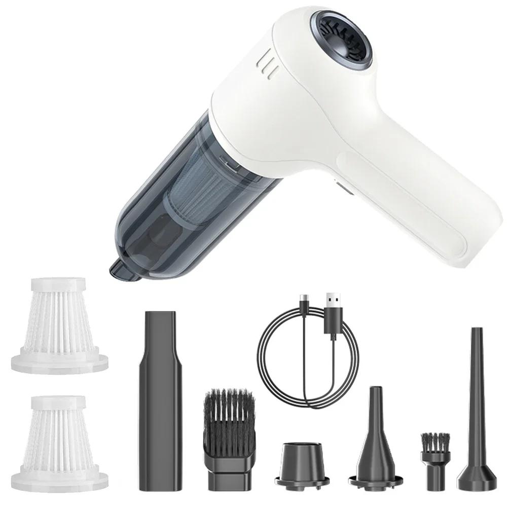 Car Vacuum Cleaner Wireless Portable Vacuum Cleaner For Car 95000PA High Power Mini Handheld Car Vacuum Cleaner Blower 2 In 1