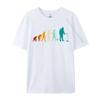 Ice Fishing Evolution Ice Fishing Evolution Joke Tops T Shirt Round Collar Male T Shirt Simple Style TeeShirt Fashionable