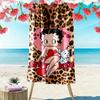 1pc Betty Boop Beach Towel, Multi-functional Beach Towel for Outdoor Activities Beach Swimming and Travel