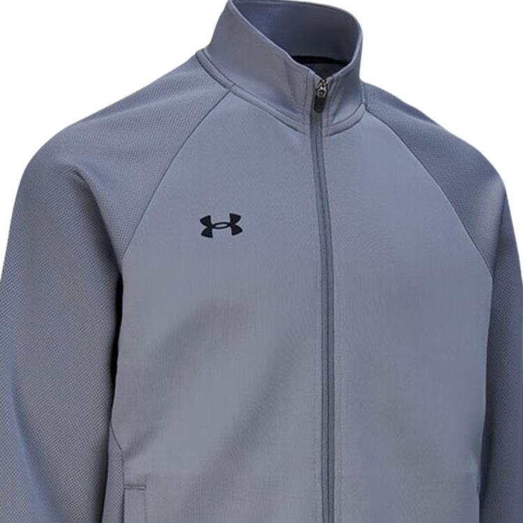 Under Armour Color Block Casual Sports Stand Collar Jacket Unisex Jacket Gray 24600406-024