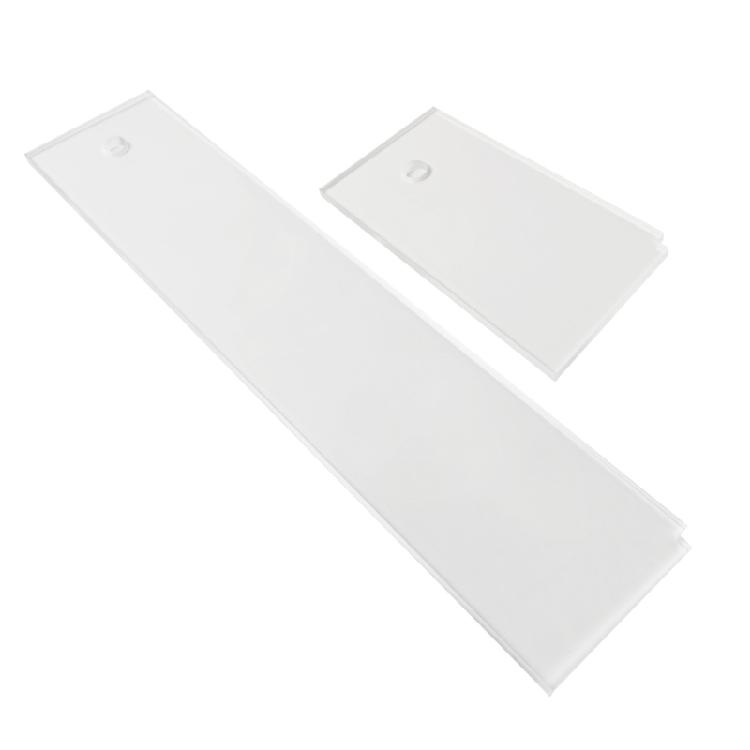 Portables Ski Board Waxes Maintenance Tool Shatters Resistant Acrylic Double Size For Enhances Durability