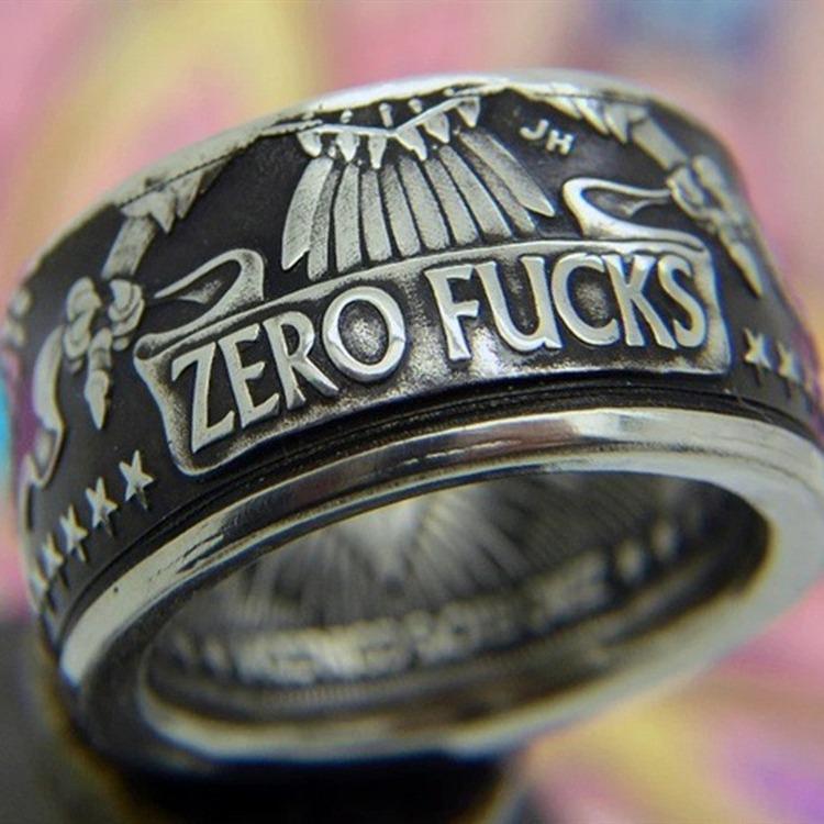 Weiya Herren Retro Adlerflügel Ring - Mysteriöses Muster, Neuer Stil