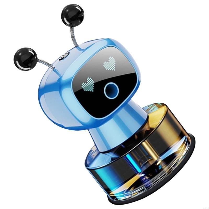 Y4UA Fashionable Robot Car Air Freshener intelligent Robot Car Air Freshener Scent Diffuser