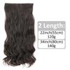 MISSQUEEN Women Long Straight Wavy Invisible Hair Extensions Without Clips Synthetic Fiber Long Daily Wear Invisible Hairpiece