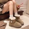 2025 new winter women's thick-soled velvet thickened versatile casual versatile warm fashion temperament Korean snow boots