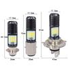 Motorcycle Headlight Motorcycle Scooter H4 BA20D PX15D 24 LED Light Super Bright Light Lamp Moto DRL Lights